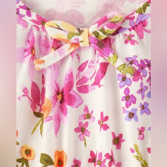 The Children’s Place Floral Girl Dress size M 7/8 Like New - Picture 2 of 7